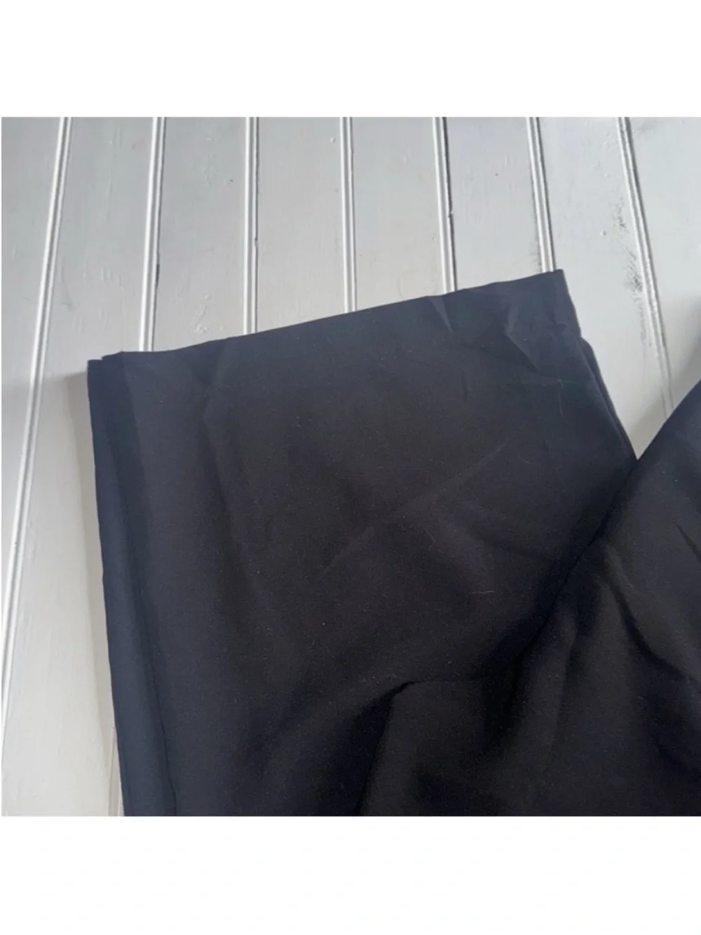 Maurices High Rise Cropped Wide Leg Pants Black Size 14